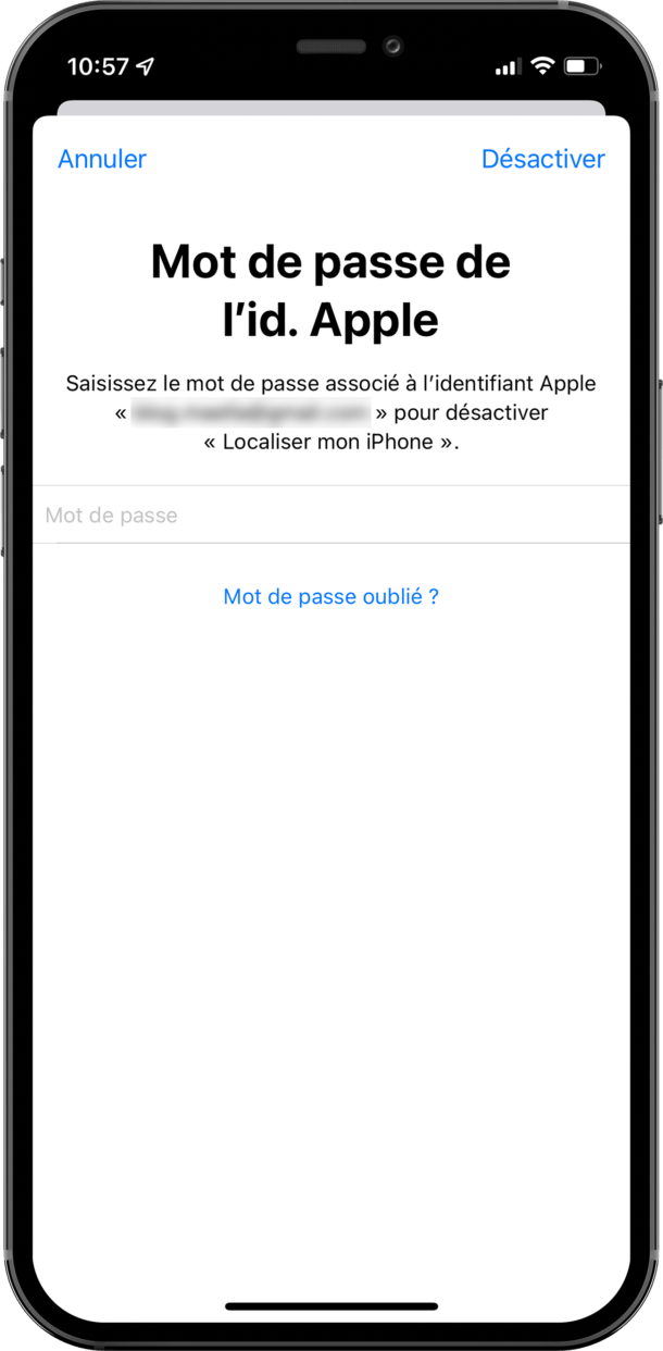 Enlever la localisation d