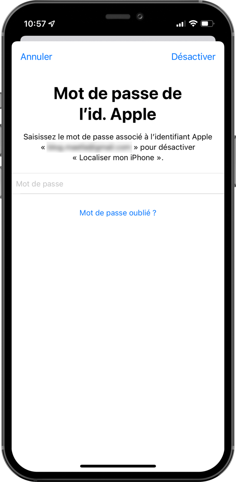 Enlever la localisation d
